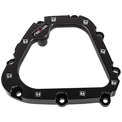 Clear Motorcycle Pulse/Timing Cover Right Engine Case Aluminum Accessories for MT09/FZ09/FJ09/XSR900/Tracer900/GT/Niken 2014-2020 (Black) Cover