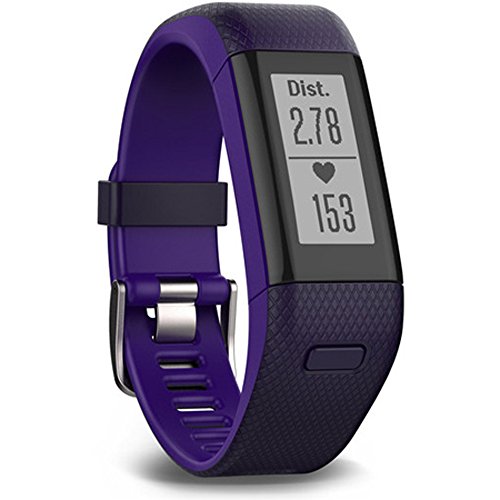 Garmin vívosmart HR+ Regular Fit GPS Activity Tracker - Imperial Purple/Kona Purple