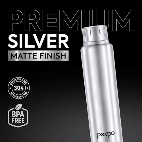 Image of Go24 pexpo Cameo Pro ISI Certified Stainless Steel Vacuum Insulated Flask - 300ml | Double Wall Hot & Cold Upto 5-6 Hours | Office, School, Gym, & Travelling | Men, Women & Kids