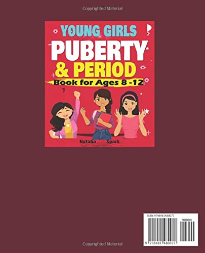 Young Girls Puberty & Period Book for Ages 8-12years