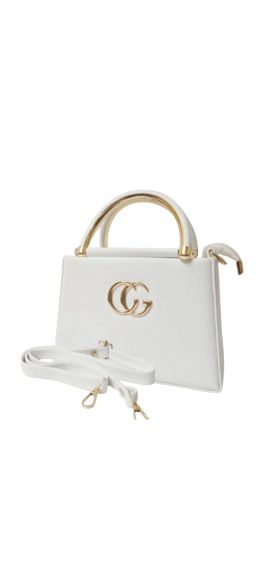 Women/Girl's Bag Women's Sling Bag Women's Handbag with Gold Handle and CC Logo, Luxury Bag-image-19