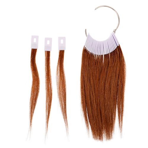 Beavorty 30pcs Hair Testing Strand Hair Test Strand for Dying Charts Bulk for Stylist Supplies