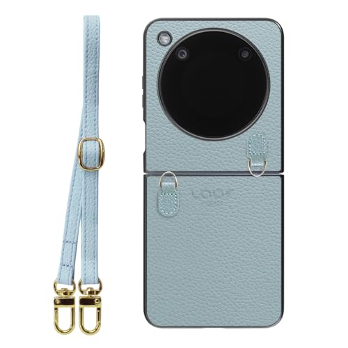 LOOF LUXURY-Flip-SHOULDER �{�v ���U�[ �V�����_�[ �X�}�z�P�[�X for Libero Flip/nubia Flip 5G �p �P�[�X �J�o�[ �܂肽���� �܂肽���݃X�}�z �V�����_�[�X�g���b�v �X�}�z�V�����_�[ �P�[�X �X�g��