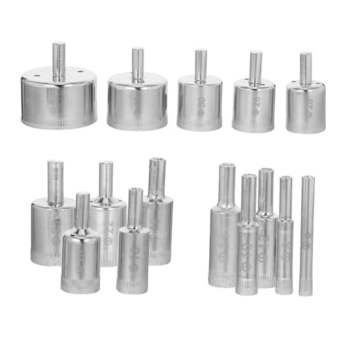 Juego de brocas para vidrio y cerámica 15 piezas miniatura 1