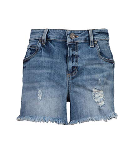 KUT from the Kloth Gidget High-Rise Fray Jean Shorts Traveler 14 4