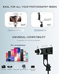 71” Phone Tripod & Selfie Stick, Portable All in One Extendable Cell Phone Tripod Stand, with Wireless Remote Control for iPhone/Samsung/Android/Camera