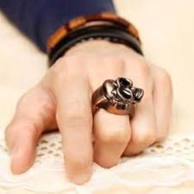 VIVA Analog Watch Dial Stretchable Adjustable Finger Rings for Women