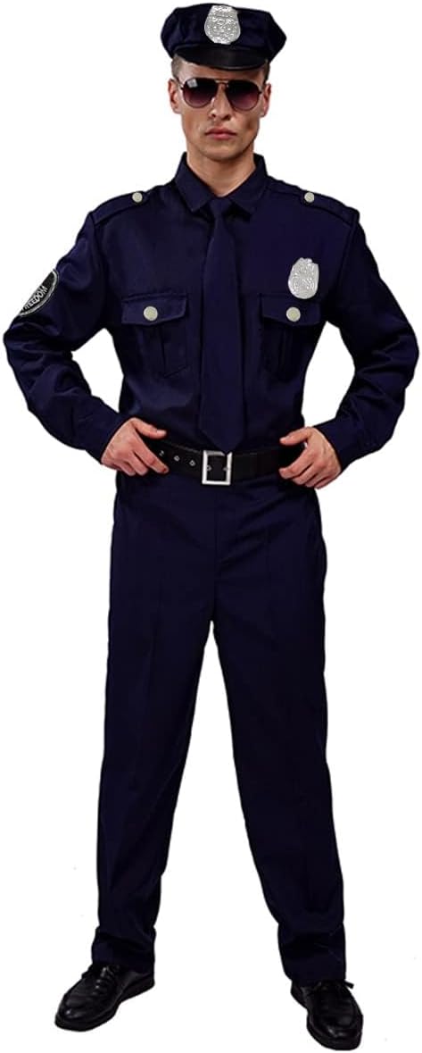 Adult Police Uniform Costume for men - Image 2
