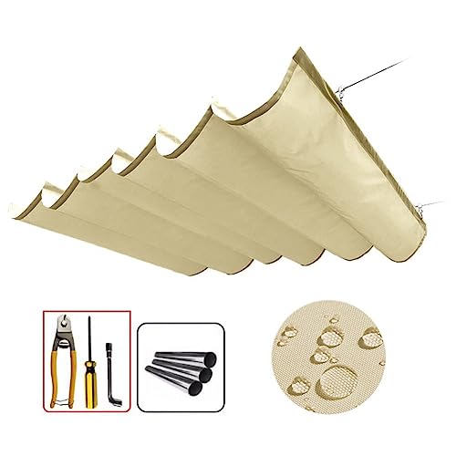 Solution d'ombrage pour pergola de jardin et auvent de terrasse rétractable
