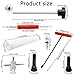 BOJIAN 23PCS Tire Valve Stem Tool，Quick Change Valve Installer Kit with TR413/TR414 Valve Stems ，Valve Stem Removal Tool,4-Way Valve Core Removal Tool，for Cars Motorcycles Lawn Mowers ATVs