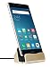 Produktbild MyGadget Dockingstation Ladestation [USB C] für Android Smartphones - Halterung Dock für z.B. Galaxy S21 S20 S10 Note 20 10 Huawei P40 P30 Pro Gold