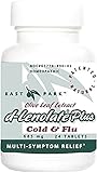 East Park d-Lenolate Plus Cold and Flu Homeopathic Remedy for Adults and Kids | Immune System Booster with Olive Leaf Extract, Neem Leaf Extract & Echinacea | 625mg, 24 Tablets | Vegan, Non-GMO