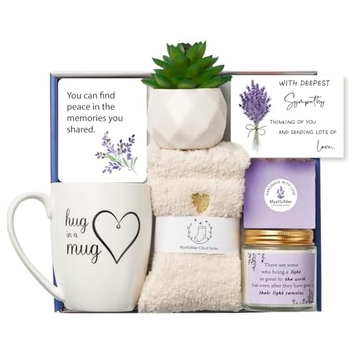 Cestas de presente de simpatia - cesta de presente de condolências para perda, ideias de presente de luto e luto para mulheres, desculpe pela perda de um ente querido mãe, pai marido, animal de