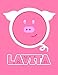 Produktbild Lavita: Pink Pig 105 Lined Pages Journal, Diary, Notebook, Personalized with Name Christmas, Birthday, Friendship Gifts for Girls, Teens and Women