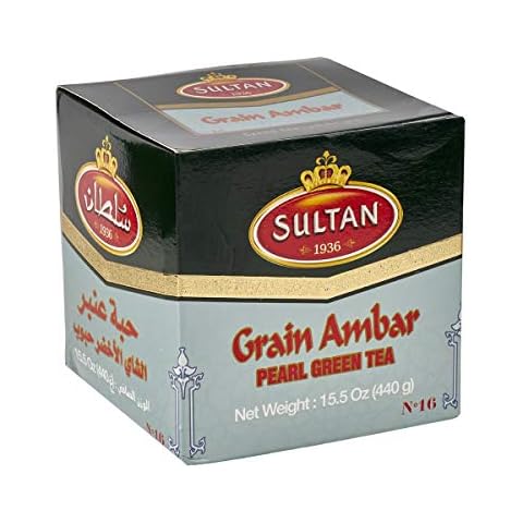 SULTAN TEA Grain Ambar Gunpowder Loose Green Tea 440g Cover