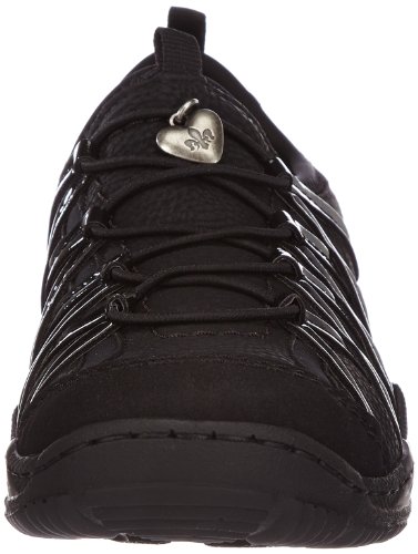 Rieker Damen Sneaker L0564 in Schwarz Bequeme und stilvolle Schuhe
