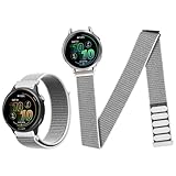 BALALA Cinturino sportivo da 18, 20, 22 mm, per caviglia/braccio, in nylon, compatibile con Garmin Watch Strap, 20mm, Nylon, Non pietra preziosa