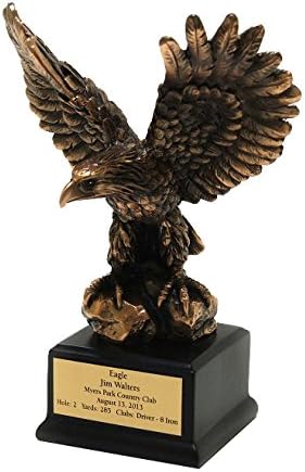 Bronze Golf Eagle Trophy~Includes Engraved Plate