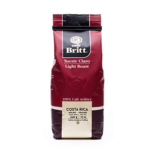 Café Britt® - Costa Rican Light Roast Coffee (12 Oz.) (3-Pack) - Ground, Arabica Coffee, Kosher, Gluten Free, 100% Gourmet & Light Roast #TOP1