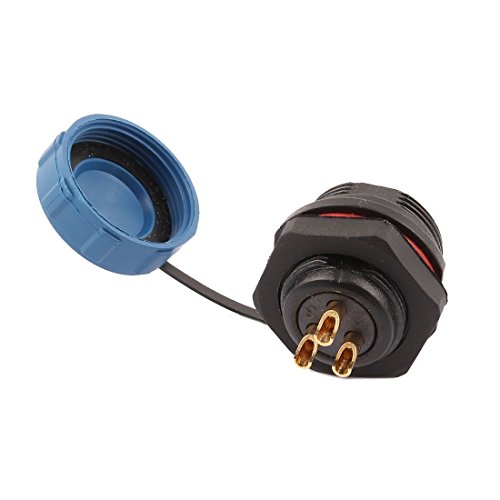 Conector de aviación Aexit SP1712/S 3 polos 500V AC miniatura 2
