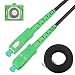 Produktbild EXTRALINK PATCHCORD SC/APC-SC/APC ROUND DROP SM SIMPLEX G.657A2, Glasfaserkabel 10M, Lichtleiterkabel, FTTH-Netze, LAN, WAN, WDM-Systeme, Glasfaser, LWL Kabel,PVC Lichtwellenleiterkabel