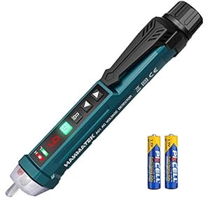 HANMATEK Non-Contact Voltage Tester with 9 Gear Adjustable Sensitivity Voltage Detector Pen AC Circuit Tester Tool LCD…