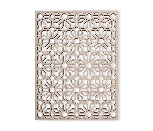 Lattice Panel with a Elaborate Flower Design MDF Home &