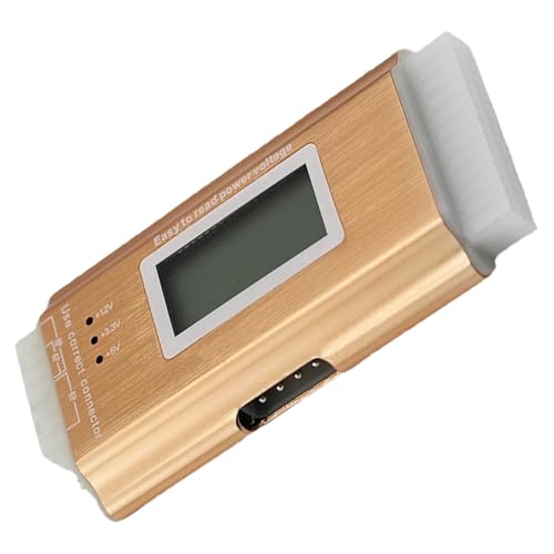 Shinycome PC Power Supply Tester LCD Display Power Meter Maintenance Testing Tool for Computer Motherboards Voltages Checking