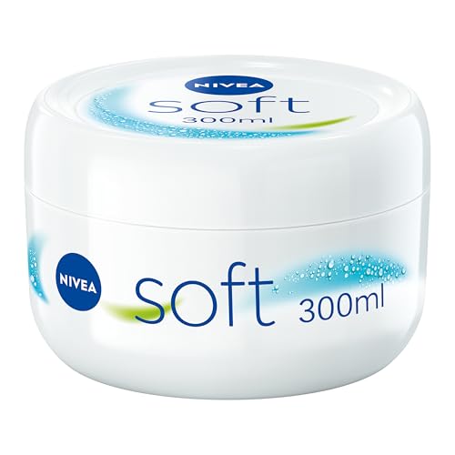 NIVEA Soft Bodycrème - Crème voor Lichaam en Gezicht - Hydraterende Gezichtscrème - Gezichtsverzorging - Lichaamsverzorging - 300 ml