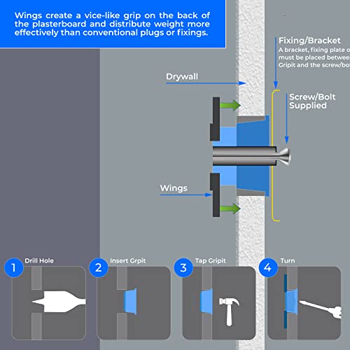 Gripit GIDWYE Yellow Drywall Anchors thumb #5