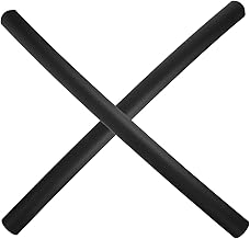 SUPVOX 2 Pieces Foam Protector for Stroller Handlebars Girls Non-Slip Cover for Pushchair Handle, Easy Installation and Grip, Black