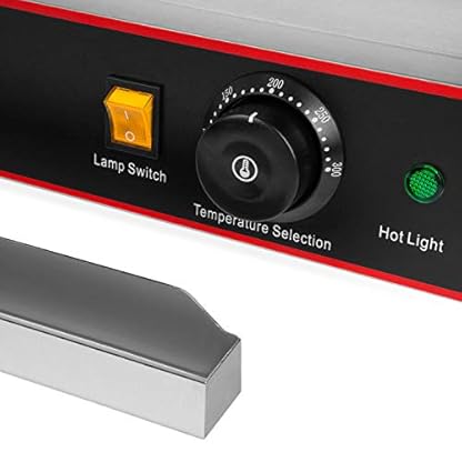 vertes Kontaktgrill Elektrogrill Multigrill Elektrisch 2200W Edelstahl mit Geriffelter Gusseisen Grillplatte (Temperatur… – Bild 7