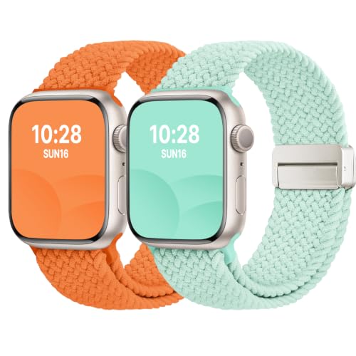 Image of Fullmosa 2 Pack Magnetic Nylon Strap for Apple Watch