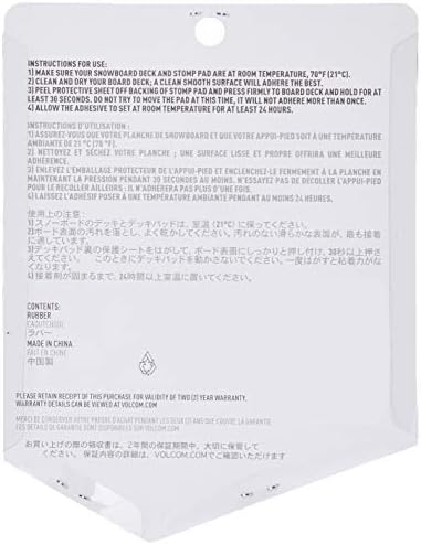 Amazon Com Volcom Stone Snowboard Stomp Pad Sports Outdoors