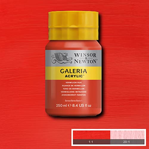 Image of Winsor & Newton Galeria Acrylic Color Tube, 250ml, Vermilion Hue