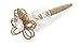Darice DT732PE David Tutera Jute Covered Pen with Lace Accents,