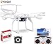 MJX X101 2.4G RC Drone 6 Axis Gyro Supper Large Quadcopter UAV With Gimbal + MJX C4008 1.0mp 720 HD FPV Real Time Camera