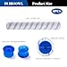 HUIROOWL 18 Inch Microfiber Paint Roller Covers (4 Pack) - 3/8 Nap for All Types of Painting Surfacess, Lint-Free & Easy Clean, Ideal for Walls, Ceilings & Large Area Painting