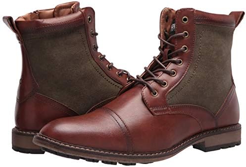 Madden Men's M-Benito Combat Boot, Cognac, 10.5 | Image 6