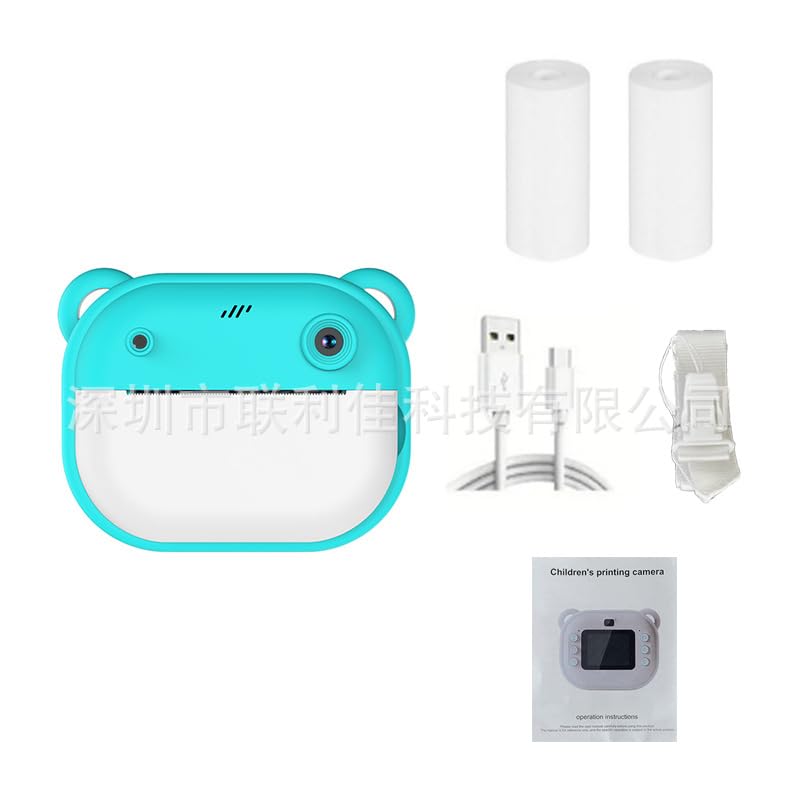 Children's Printing Camera, Equipped with high-Definition Dual Lens Camera, Used for Shooting and Recording Toys