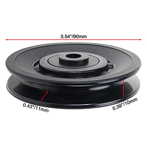 Yaegoo Bearing Pulley Wheel, 90mm/3.5