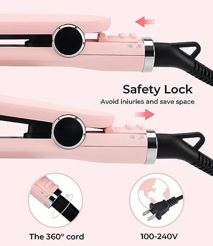 PRITECH Flat Iron Hair Straightener — close-up of materials and construction quality