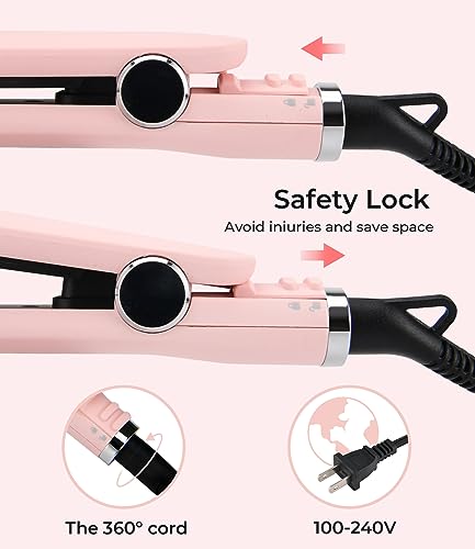PRITECH Flat Iron Hair Straightener TGUK-TA-2413-Pink の商品画像 5