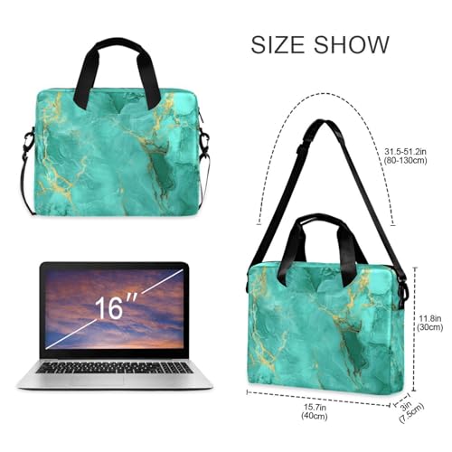 Bolso para Laptop de 15.6 pulgadas Color Verde Claro Dorado miniatura 5