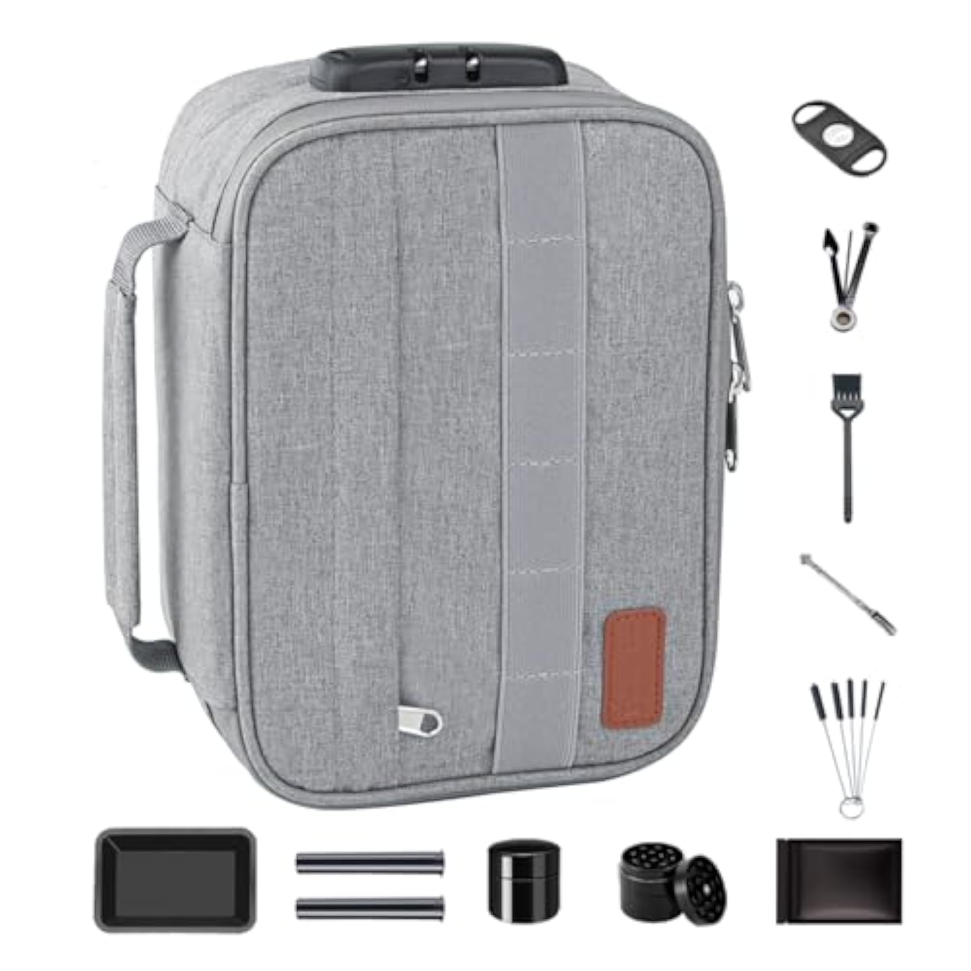 Medium Size Smell Proof Bag with Accessories