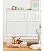 Dehner Lieblinge Hundebett und Katzenbett Sammy, oval, ca. 57 x 52 x 14 cm, Polyester, beige