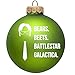 Vivid Ventures Bears Beets Battlestar Galactica Christmas Ornament - The Office Merchandise | Funny Dwight Schrute Novelty Gift for Men and Women - Dunder Mifflin Inspired Christmas Tree Ornaments