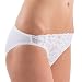 Produktbild HERMKO 503288 Damen Mini-Slip mit Spitze, Farbe:weiß, Größe:40/42 (M)