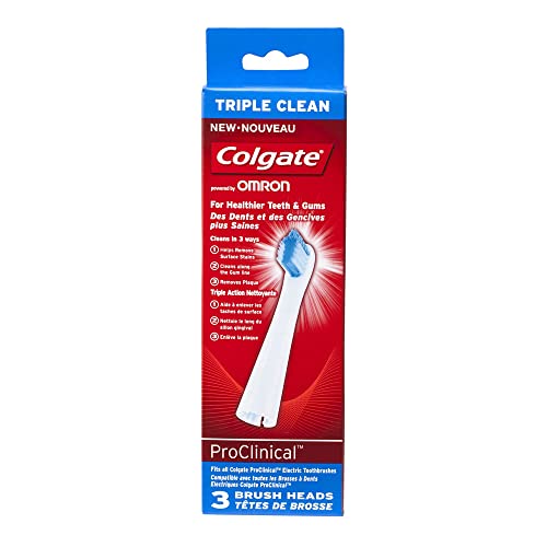 Colgate ProClinical Toothbrush Replacement Heads Pack of 3