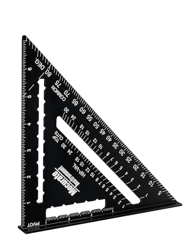 Mecurate 7-Inch Heavy-Duty Rafter Square
